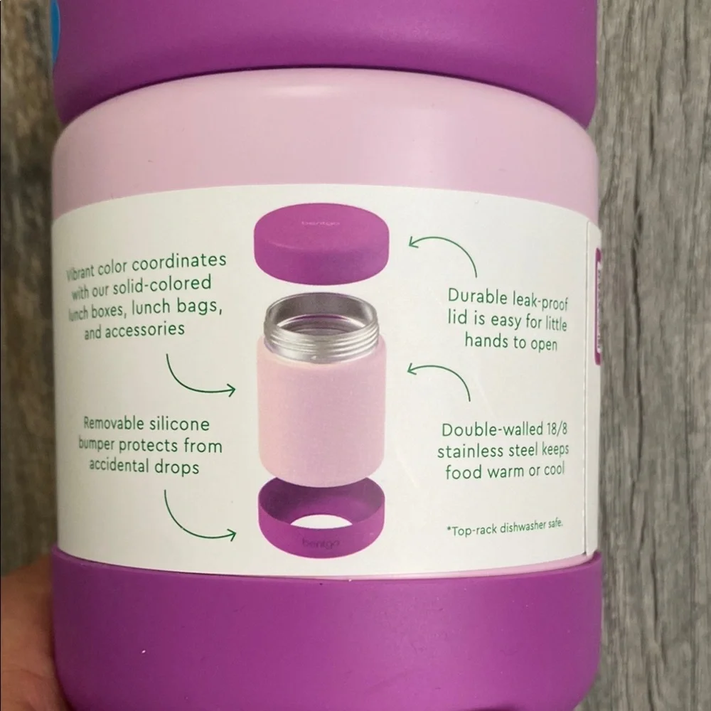 Bentgo Kids Purple Insulated Food Jar